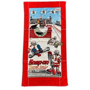 Snap-On Tools 80th Anniversary Beach Towel Vintage Collectible